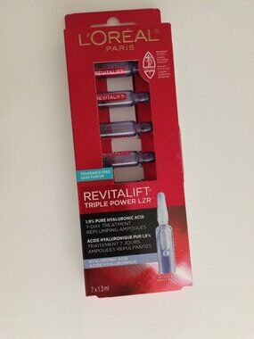 L'Oreal Paris Rivatalift Triple Power LZR 1.9% Pure Hyaluronic Acid Serum 7 Days